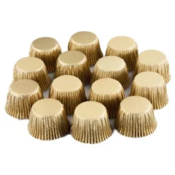 Aluminium IJsbonbon Cups Goud Ø23mm 1250 stuks