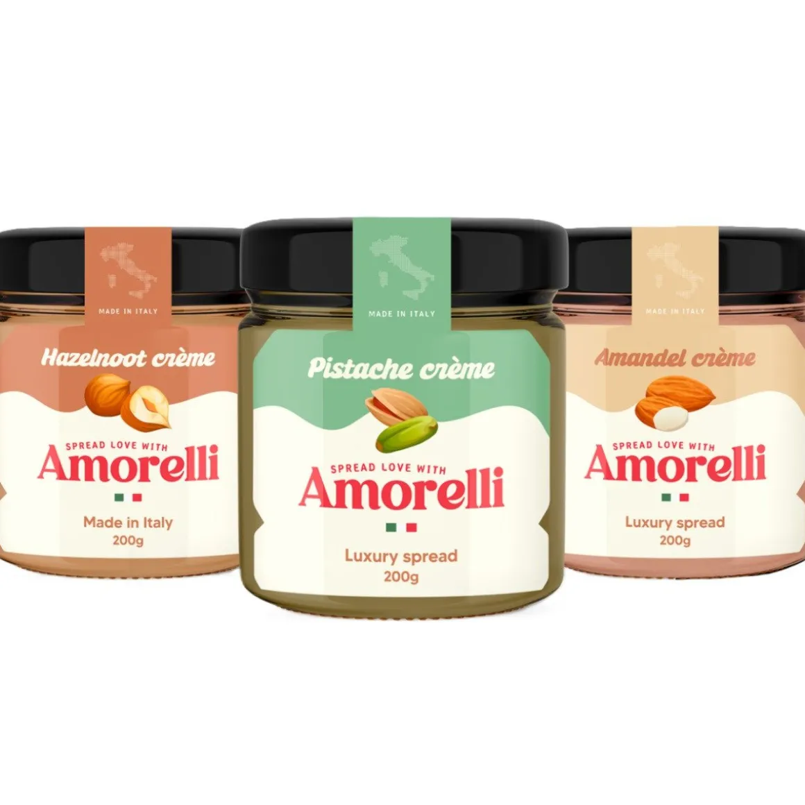 Amorelli Hazelnoot Spread 190g