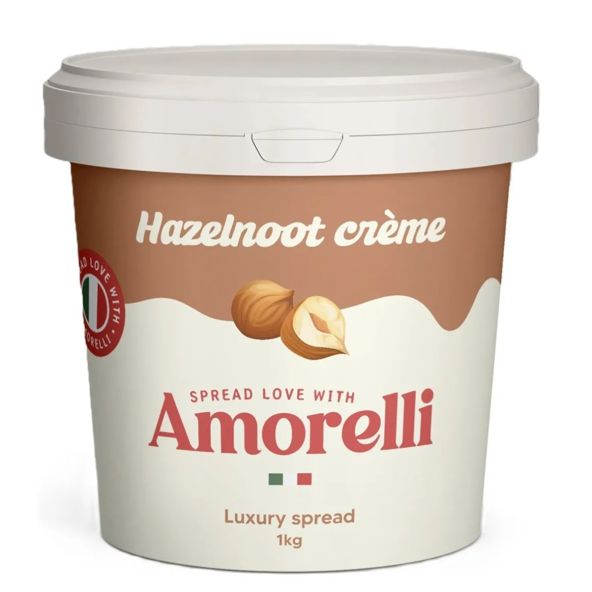 Amorelli Hazelnoot Spread 1kg