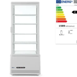 Arktic Koelvitrinekast Wit 98 Liter