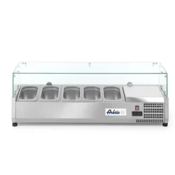 Arktic Opzetkoelvitrine met glas 5x GN 1/4