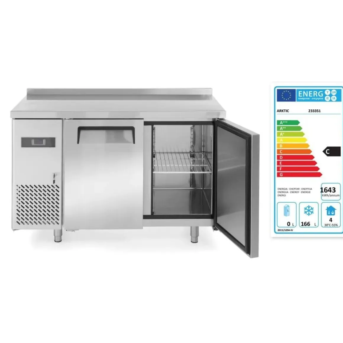Arktic Vrieswerkbank met 2 deuren Kitchen Line 220L