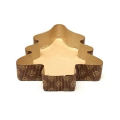 Bakvorm Karton Kerstboom 16x14x3,5cm (per stuk)