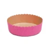Bakvorm Karton Rond Ø10x3cm Roze (per stuk)