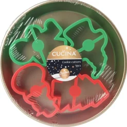 Bakvorm Set met Uitstekers Kerst**