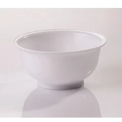 Beslagkom wit met voet 2,5 liter (Ø23 cm)