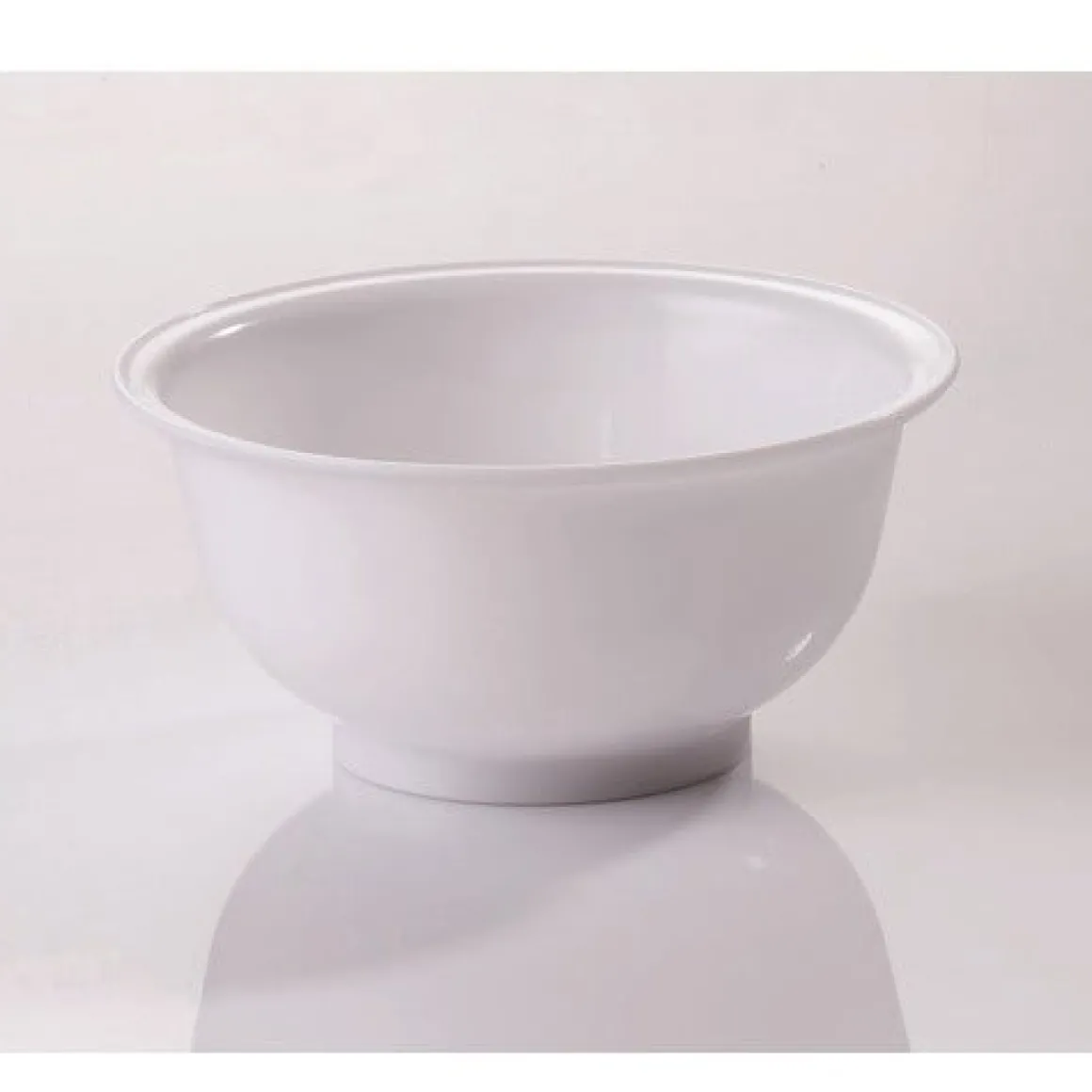 Beslagkom wit met voet 1 liter (Ø17 cm)