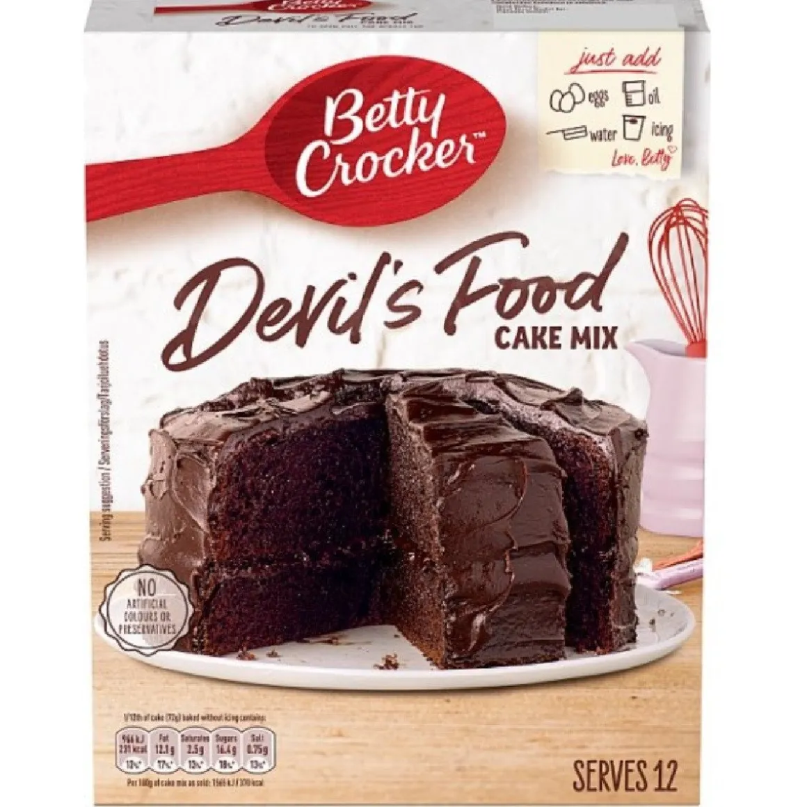 Betty Crocker Devil's Food Cakemix 425g