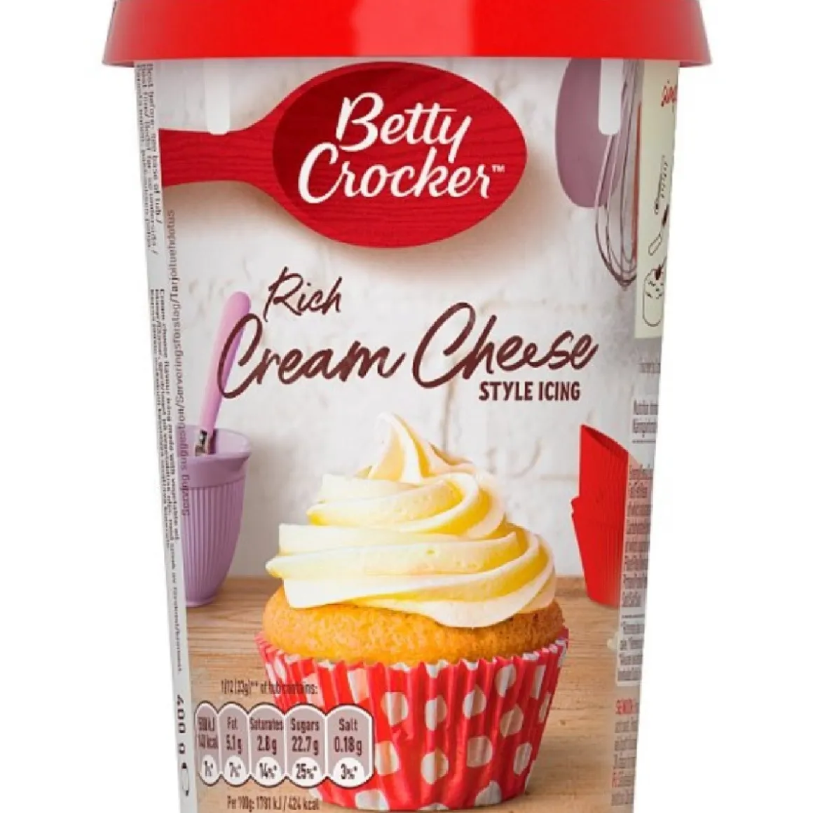 Betty Crocker Roomkaas Icing 400g