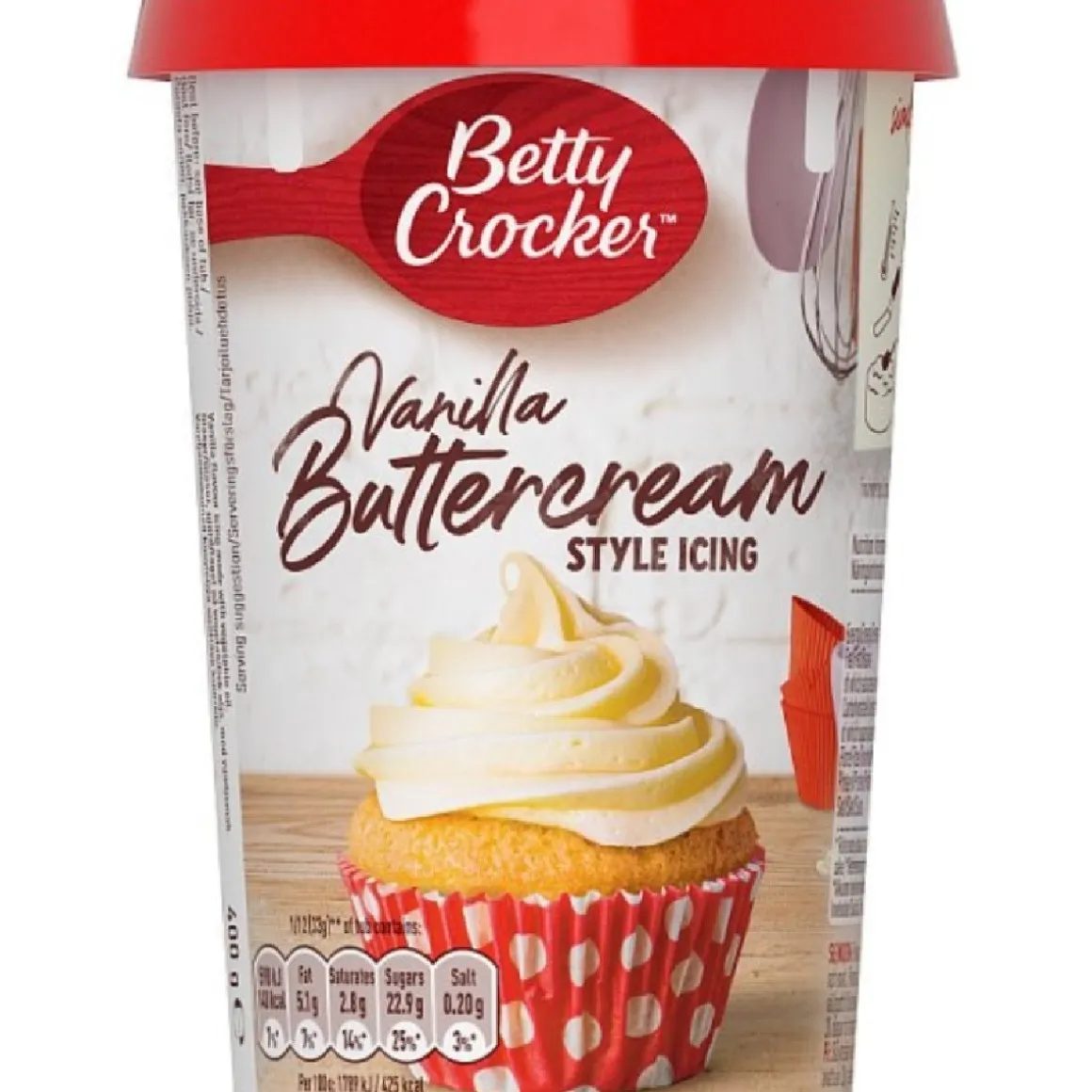 Betty Crocker Vanille Botercrème Icing 400g