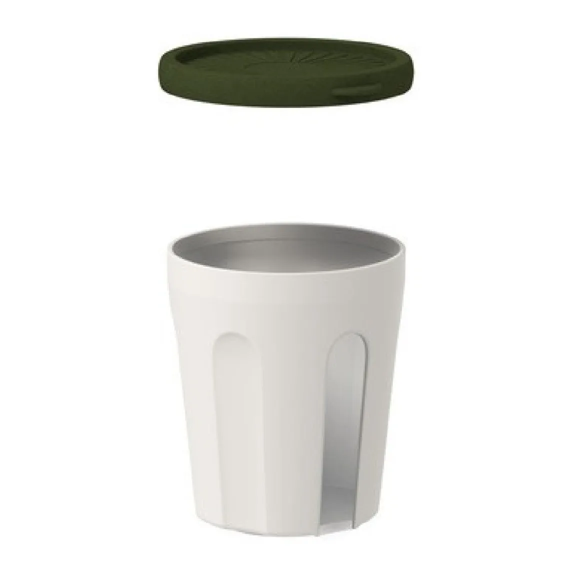 Biesse Bewaardoos Rond Luchtdicht Groen/Transparant 0,5L