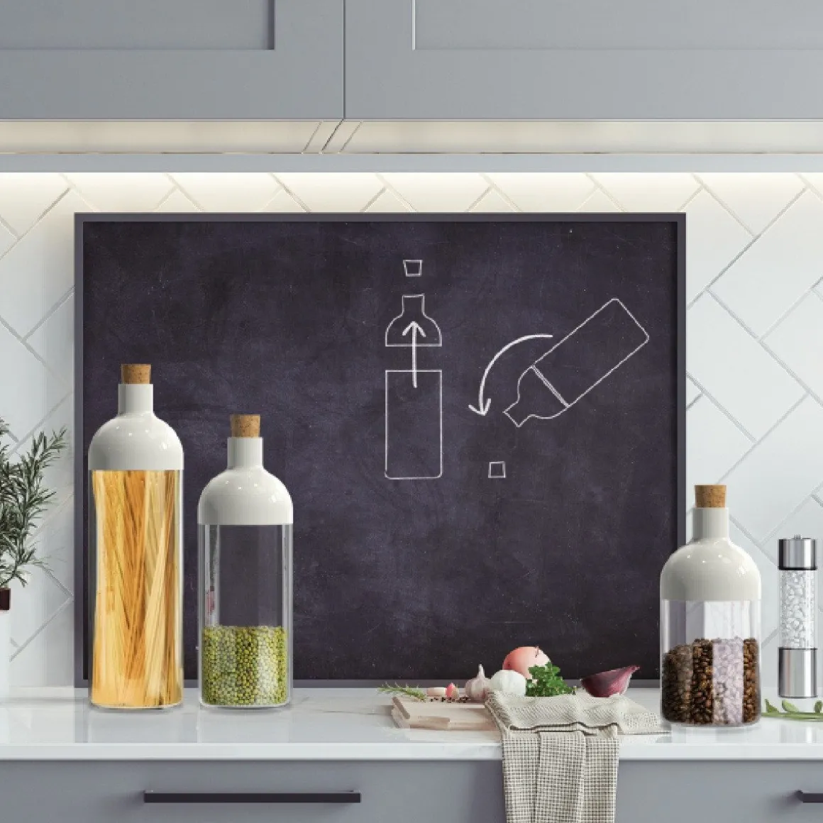 Biesse Fles met Dop Multifunctioneel 1,3L**