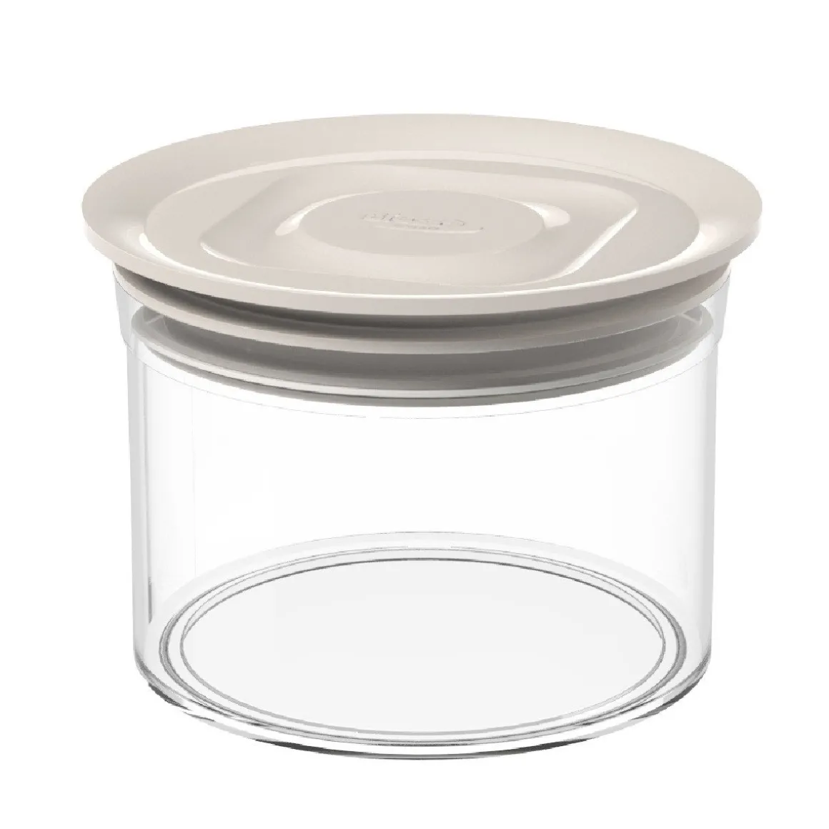 Biesse Voorraadpot Rond Luchtdicht Grijs 0,5L