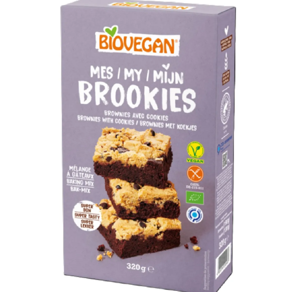BioVegan Brownie Cookie Mix Biologisch 320g**