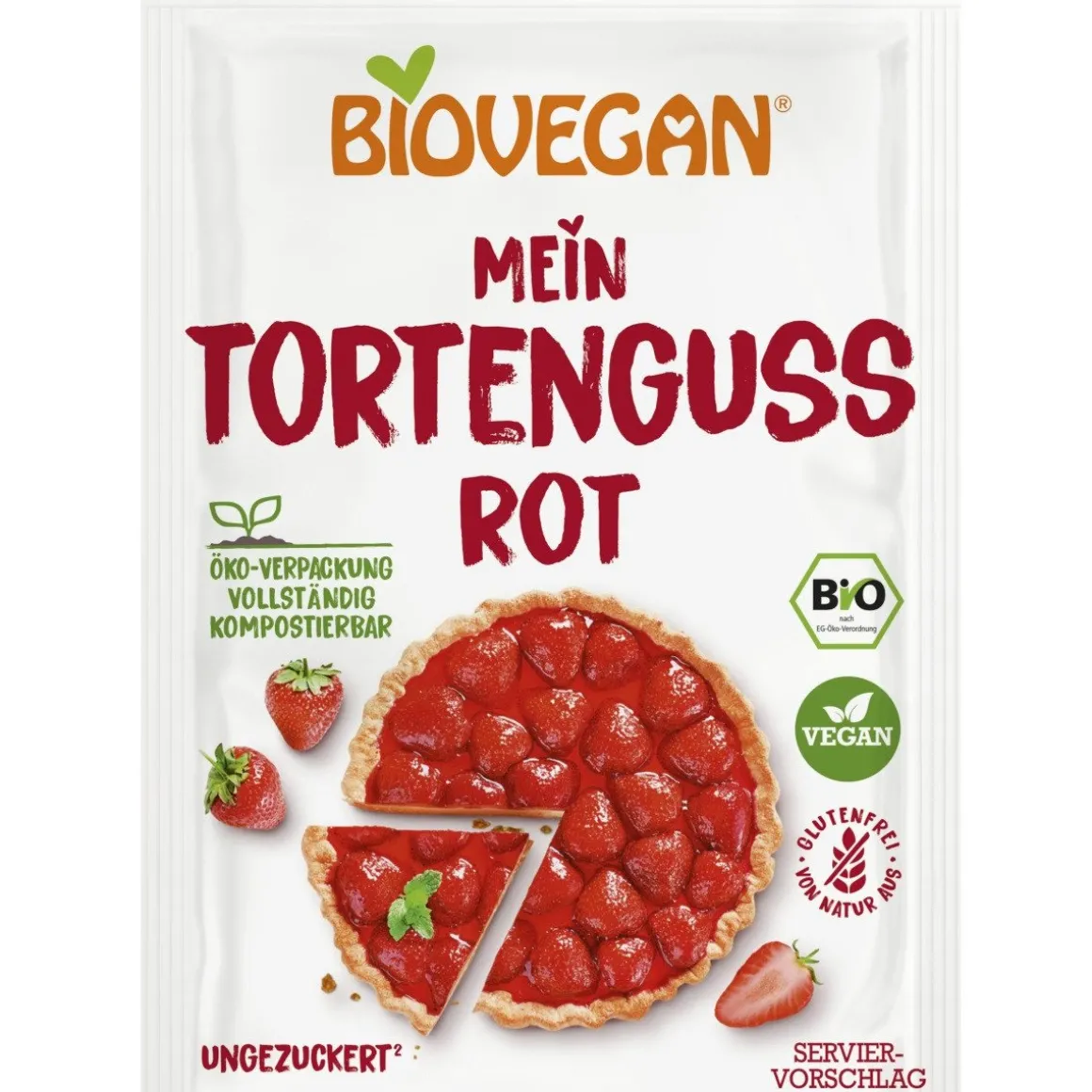 BioVegan Taartgelei Rood Biologisch 2x7g