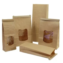 Blokbodemzak Kraft Groot Hersluitbaar 155x70x242mm