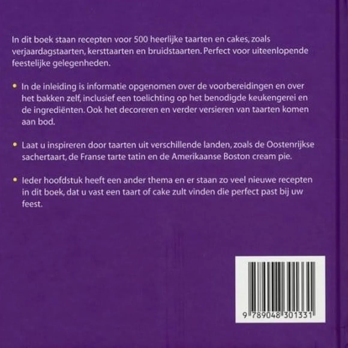 Boek: 500 Taarten & Cakes