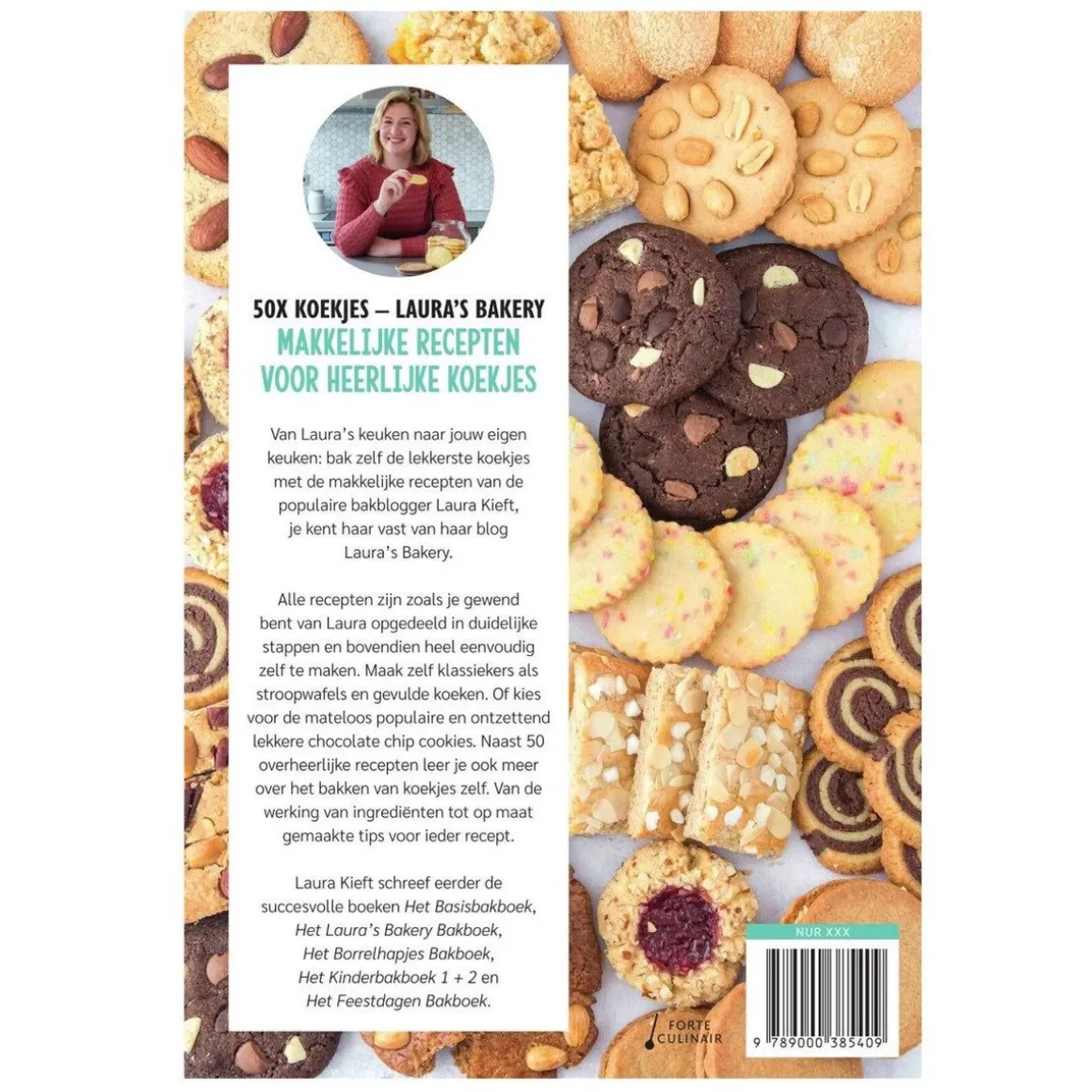Boek: 50x Koekjes - Laura's Bakery