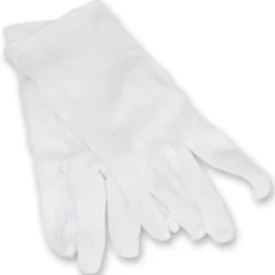 Bonbon Handschoenen wit Katoen, 12 paar