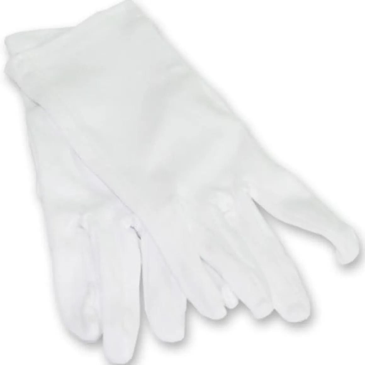 Bonbon Handschoenen wit Katoen, 12 paar