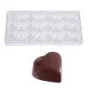 Bonbonvorm Chocolate World Hartje Hoog (24x) 31x35x18mm