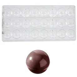 Bonbonvorm Chocolate World Bol (24x) Ø30 mm