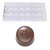 Bonbonvorm Chocolate World Praline Kroon (21x) Ø30,5x16mm