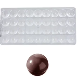 Bonbonvorm Chocolate World Bol (36x) Ø25mm