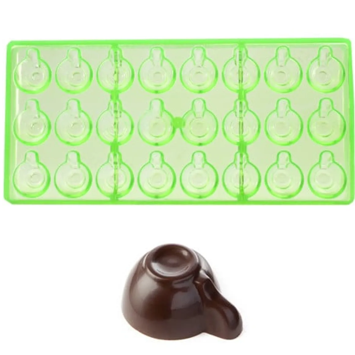 Bonbonvorm Chocolate World GL Koffiekopje (24x) 26x33mm**