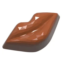 Bonbonvorm Chocolate World Lippen Facet (21x) 42x21x15mm