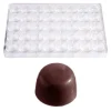 Bonbonvorm Chocolate World Platte Kegel (40x) 30x19mm