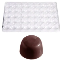 Bonbonvorm Chocolate World Platte Kegel (40x) 30x19mm