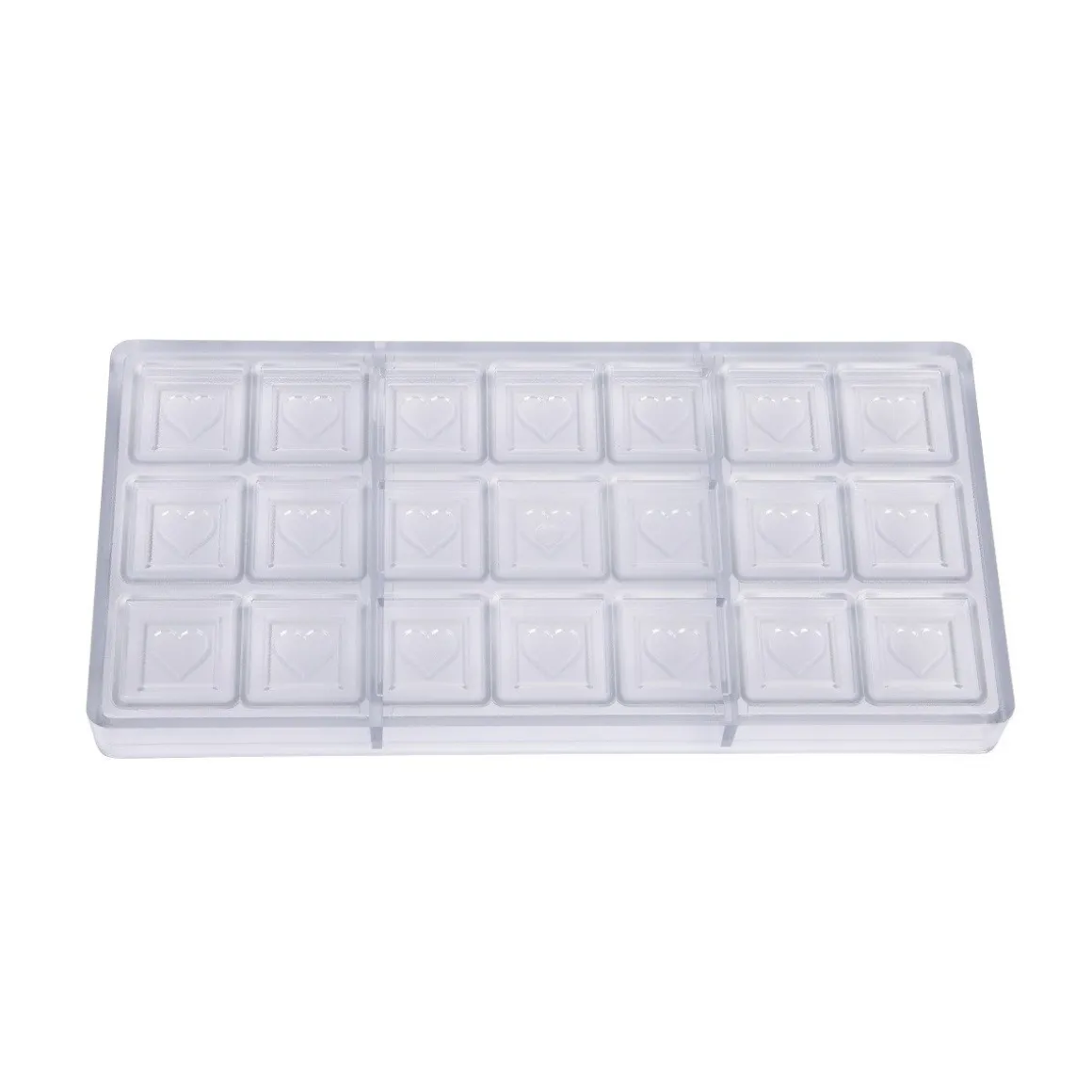 Bonbonvorm Chocolate World Hart Caraque (21x) 32x5mm