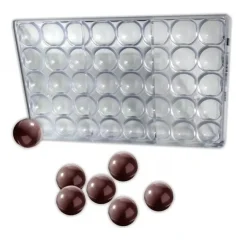 Bonbonvorm Chocolate World Bol (40x) Ø30 mm