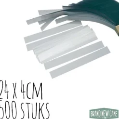 BrandNewCake Acetaatfolie stroken 24x4cm 500 stuks