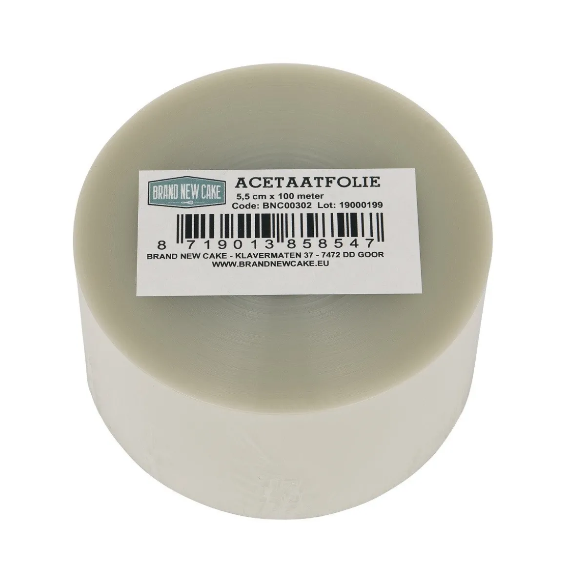 BrandNewCake Acetaatfolie rol 5,5 cm x 100 m