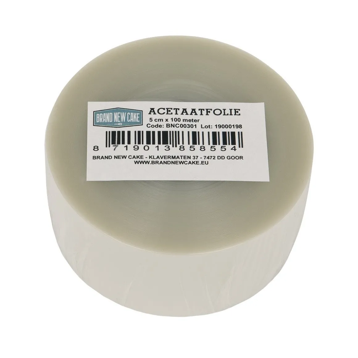 BrandNewCake Acetaatfolie rol 5 cm x 100 m