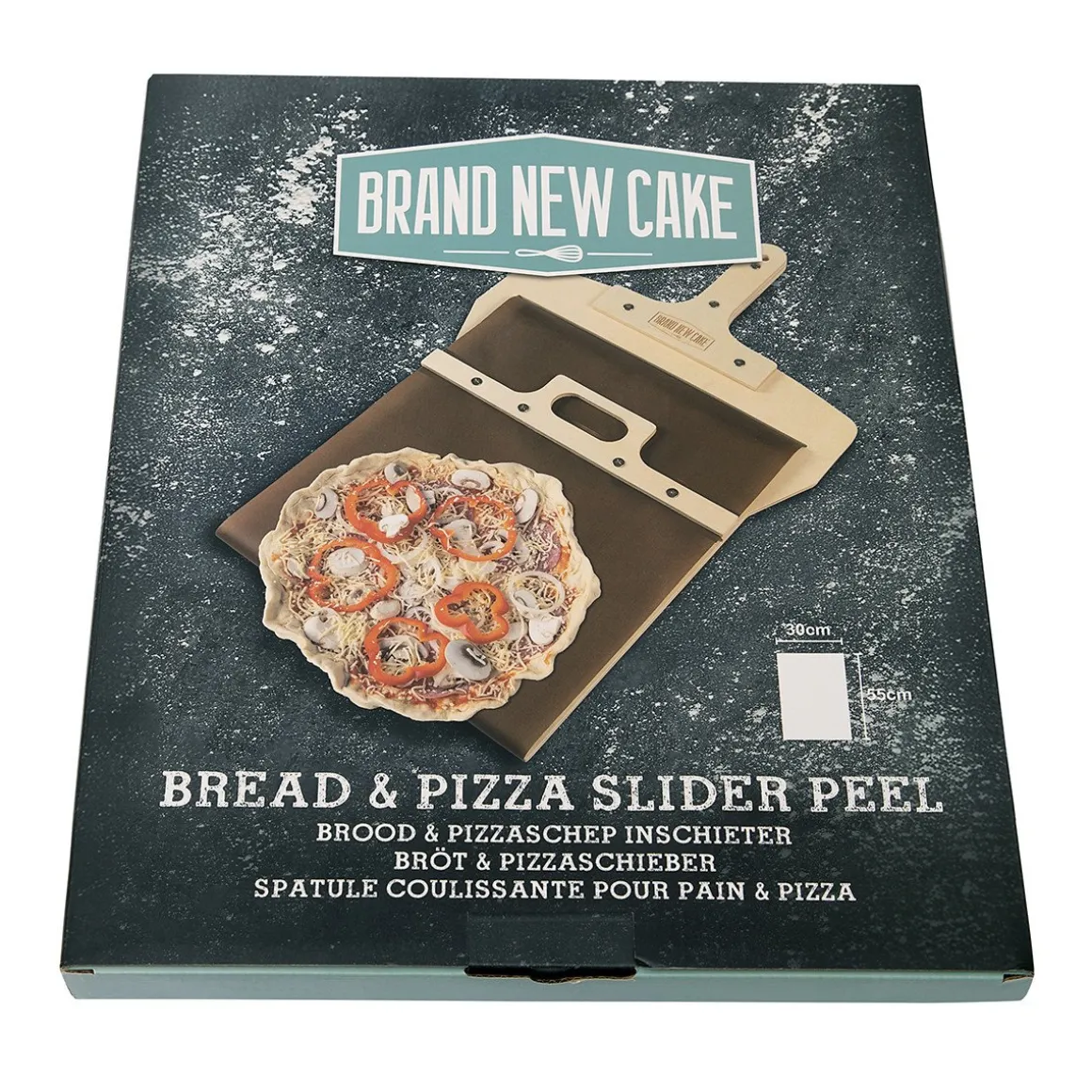 BrandNewCake Brood / Pizzaschep inschieter 55x30cm