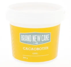 BrandNewCake Cacaoboter gekleurd Geel 200g