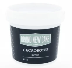 BrandNewCake Cacaoboter gekleurd Zwart 200g