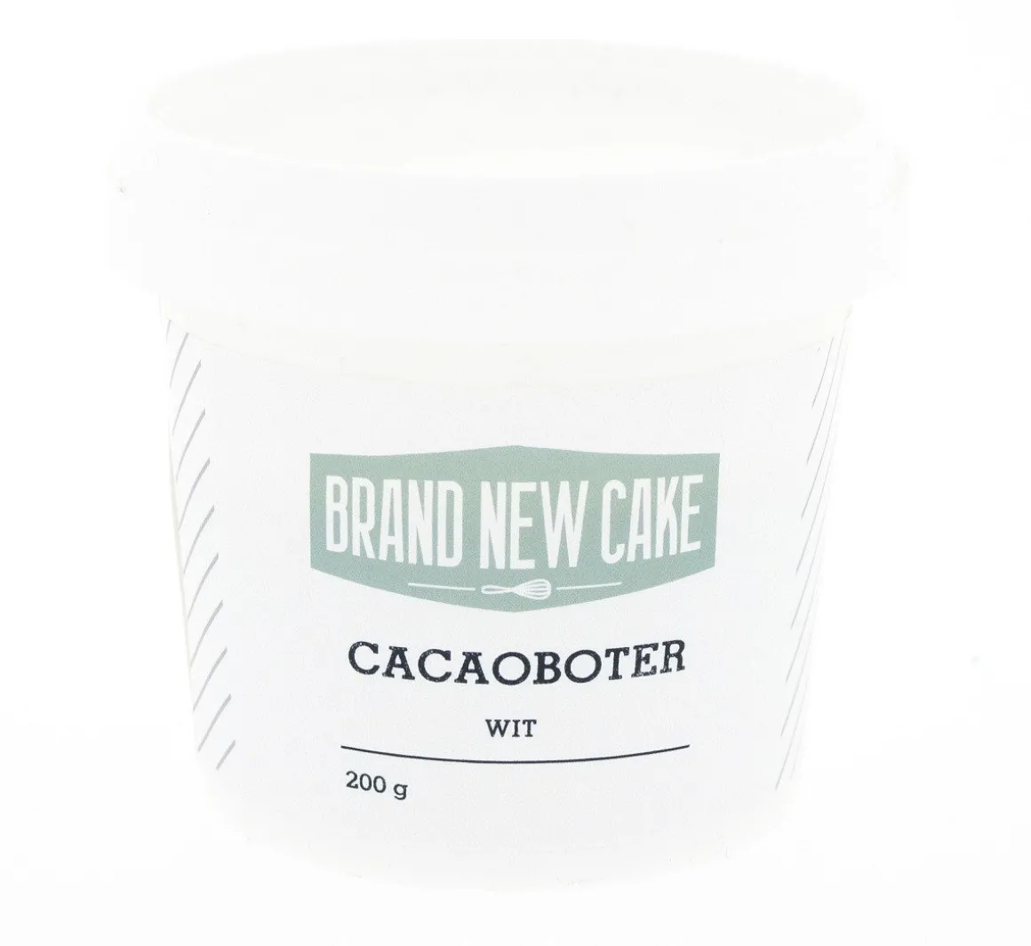 BrandNewCake Cacaoboter gekleurd Wit 200g