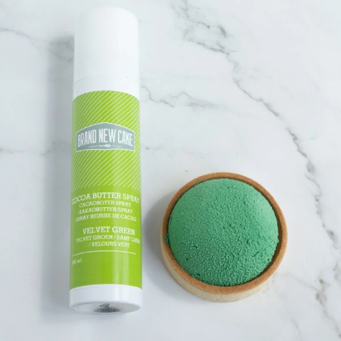 BrandNewCake Cacaoboter spray Velvet Groen 250ml