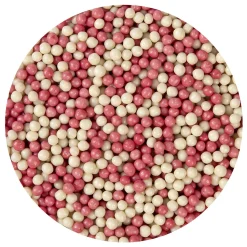 BrandNewCake Chocolade Crispy Parels Roze/Wit 190g