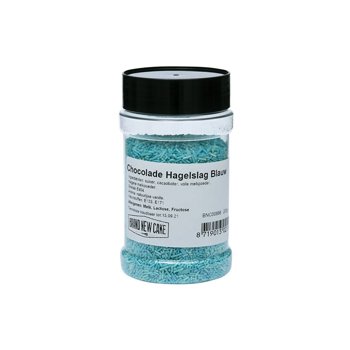 BrandNewCake Chocolade Hagelslag Blauw 200g
