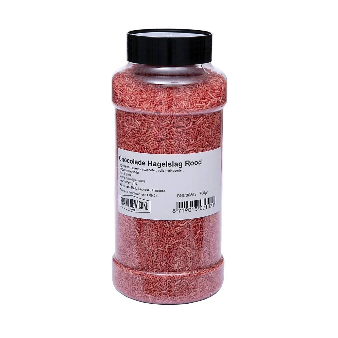 BrandNewCake Chocolade Hagelslag Rood 700g**