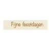 BrandNewCake Chocoladedecoratie Fijne Feestdagen Wit 120st