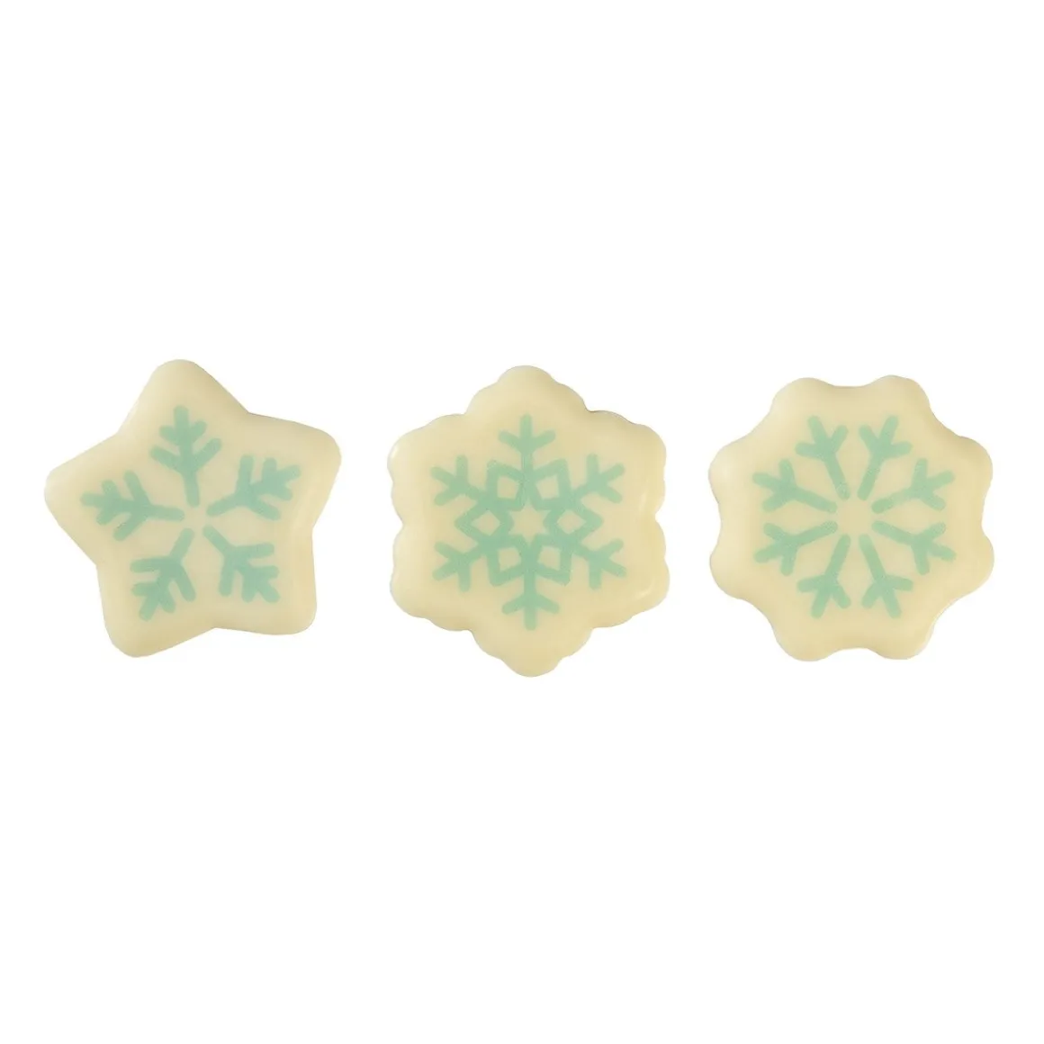 BrandNewCake Chocoladedecoratie IJs/Sneeuwvlokken 96st