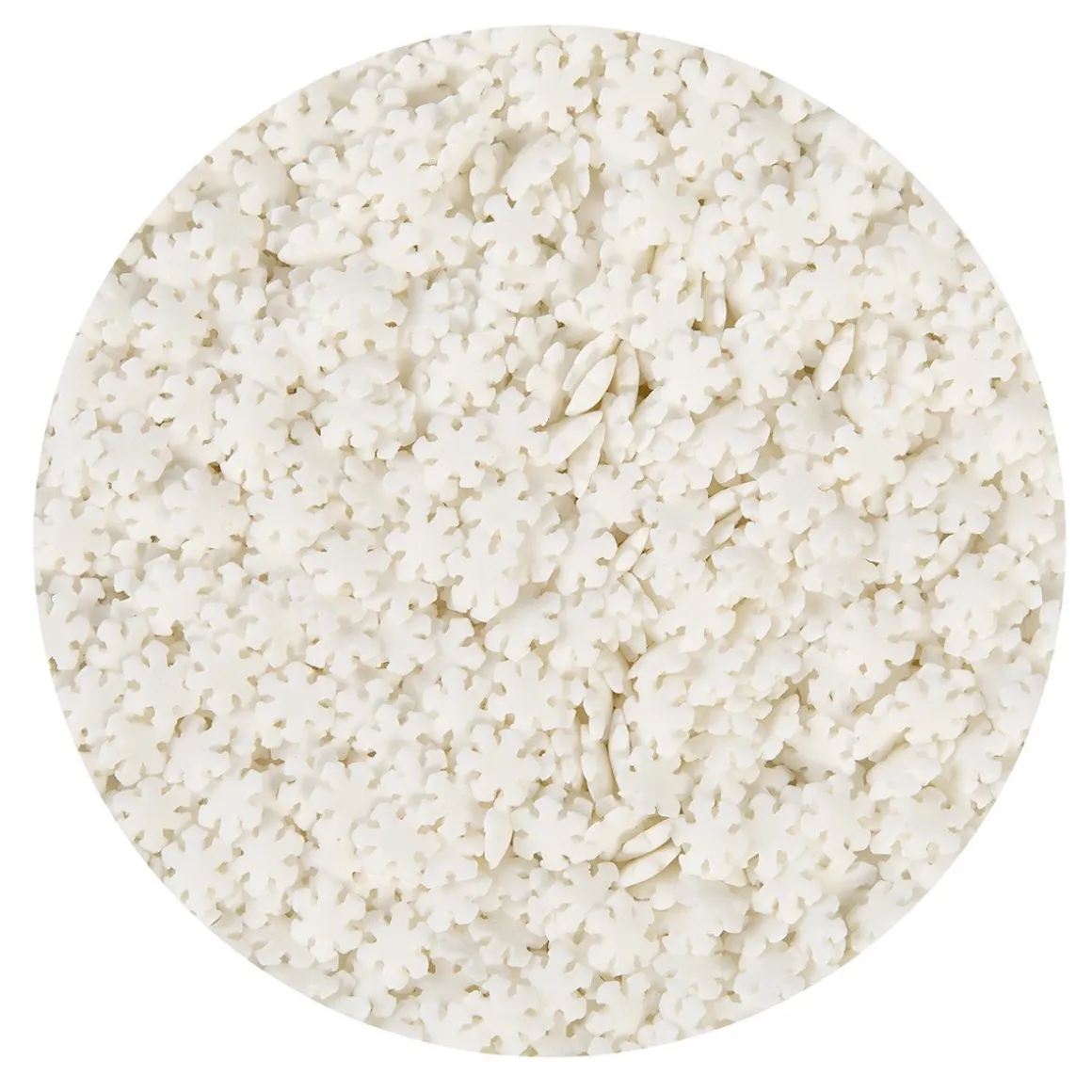 BrandNewCake Confetti Sneeuwvlokken Wit 55gr.