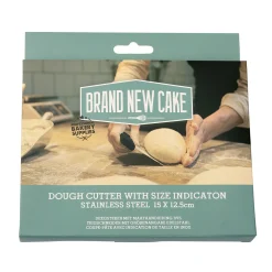 BrandNewCake Deegsteker RVS met Maataanduiding 15x12,5cm