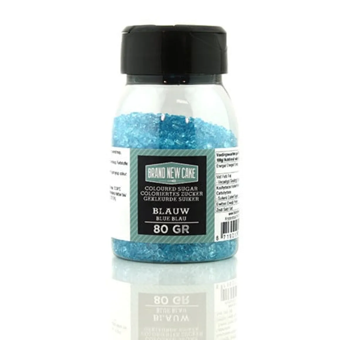 BrandNewCake Gekleurde Suiker Blauw 80gr.